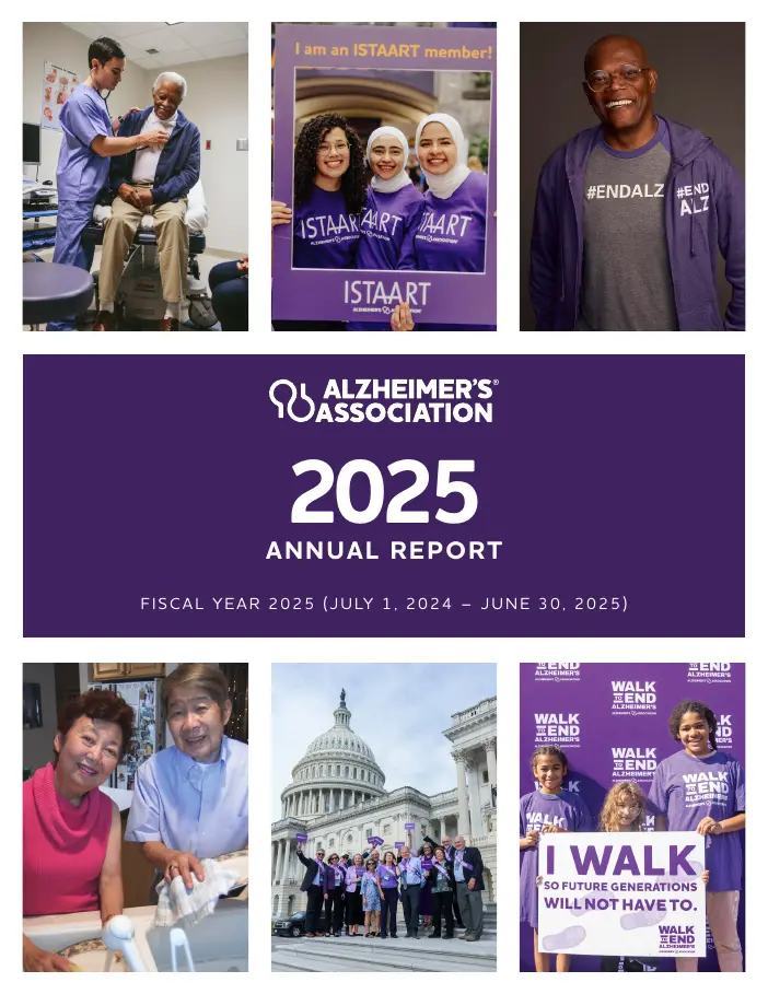 Alzheimer’s Association report cover