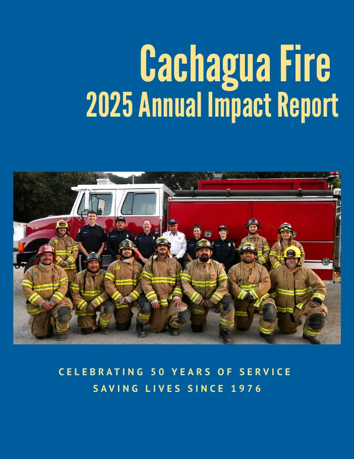Cachagua Fire Protection District report cover