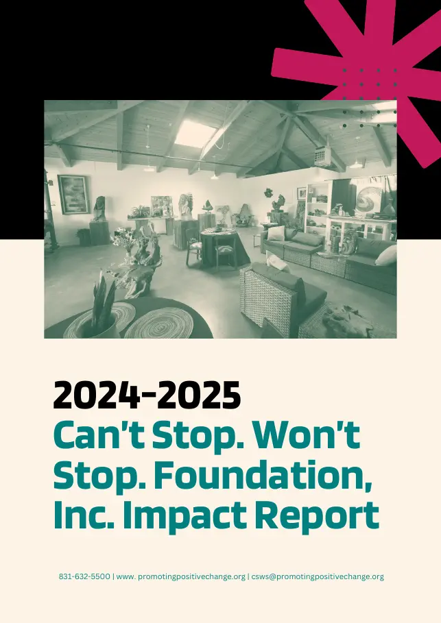 Can’t Stop. Won’t Stop. Foundation, Inc. report cover