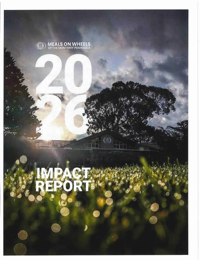 meals on wheels of the monterey peninsula report cover