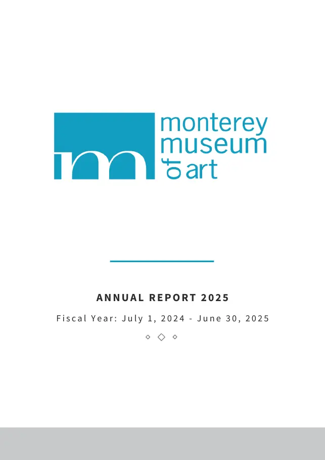 Monterey Museum of Art report cover
