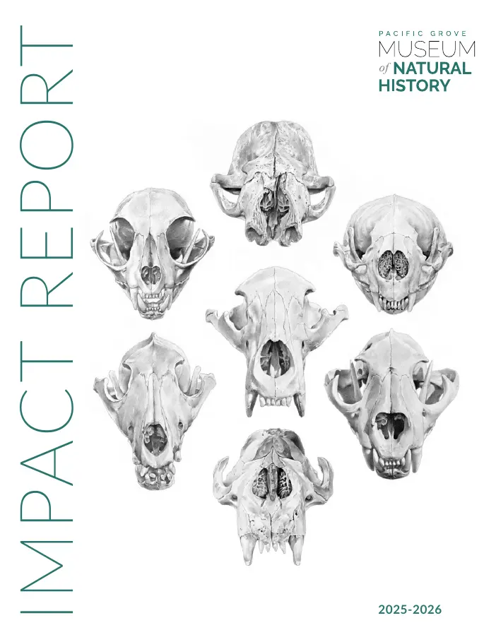 Pacific Grove Museum of Natural History report cover