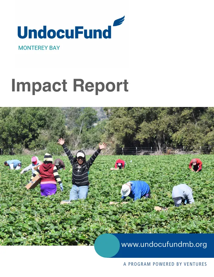 UndocuFund Monterey Bay report cover